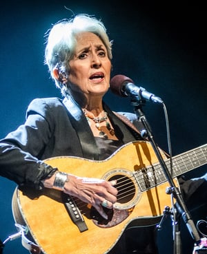 This is the Avatar Image for the Joan Baez AI Voice and Text to Speech Generator
